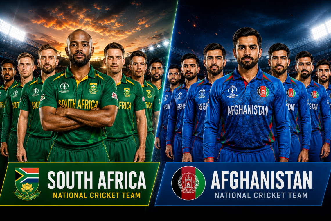 South Africa National Cricket Team Vs Afghanistan National Cricket Team Stats