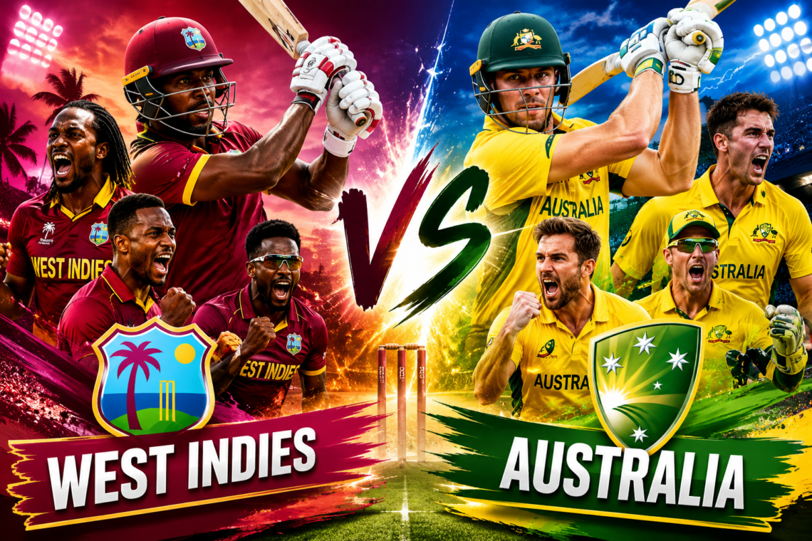 West Indies Cricket Team vs Australian Men’s Cricket Team Timeline