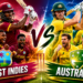 West Indies Cricket Team vs Australian Men’s Cricket Team Timeline