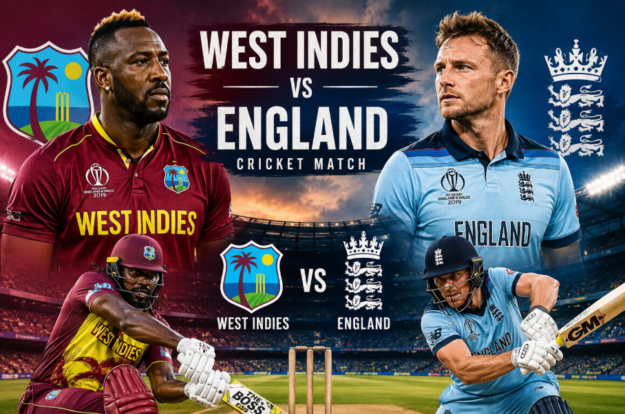 West Indies Cricket Team Vs England Cricket Team Match Scorecard
