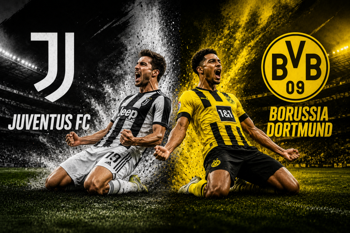 Juventus FC Vs Borussia Dortmund Timeline