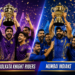 Kolkata Knight Riders Vs Mumbai Indians Timeline